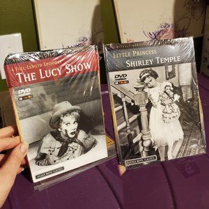 Classic B&W DVD Bundle Shirley Temple's Little Princess & The Lucy Show, NIB